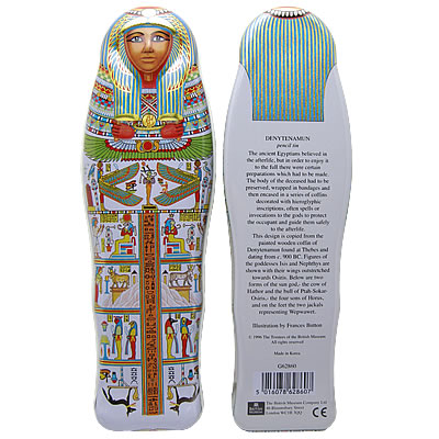 エジプト ミイラ デニトエンアメン（DENYTENAMUN）の棺 缶ペンケース